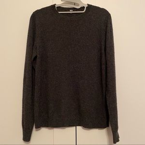 Uniqlo Grey Cashmere Sweater (M)